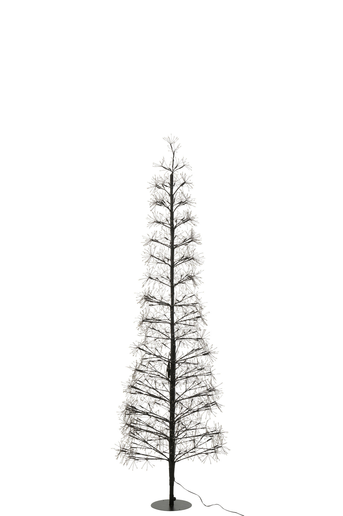 Boom Led Warm Witte Lichten Ijzer Zwart Large H180cm J-Line