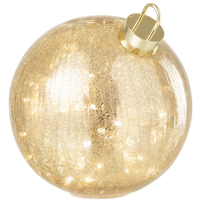 Kerstbal Led Glas Goudkleurig Large J-Line