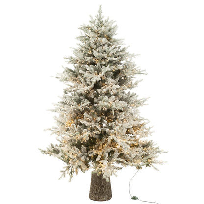 Kerstboom + Sneeuw 3000led Lichtjes Plastiek Wit