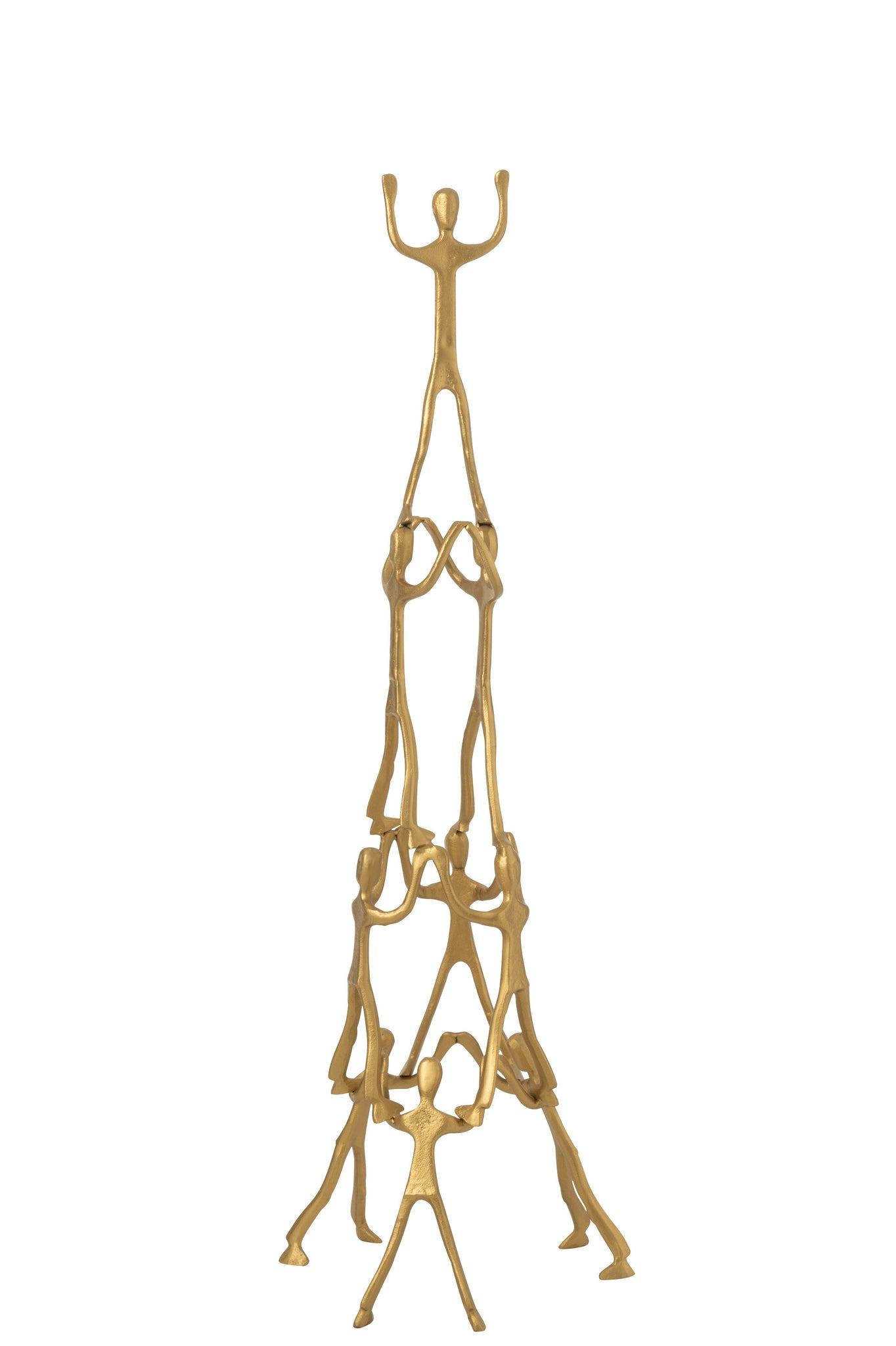 Figuur Tower Aluminium Goud  H147cm J-Line