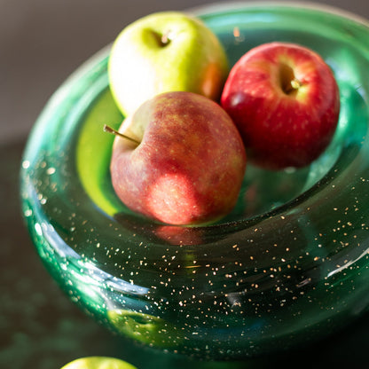 Sierschaal Carol Glas Smaragdgroen Small