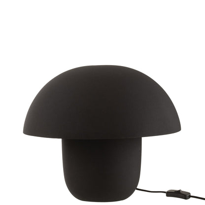 J-Line Tafellamp IJzer Zwart Medium