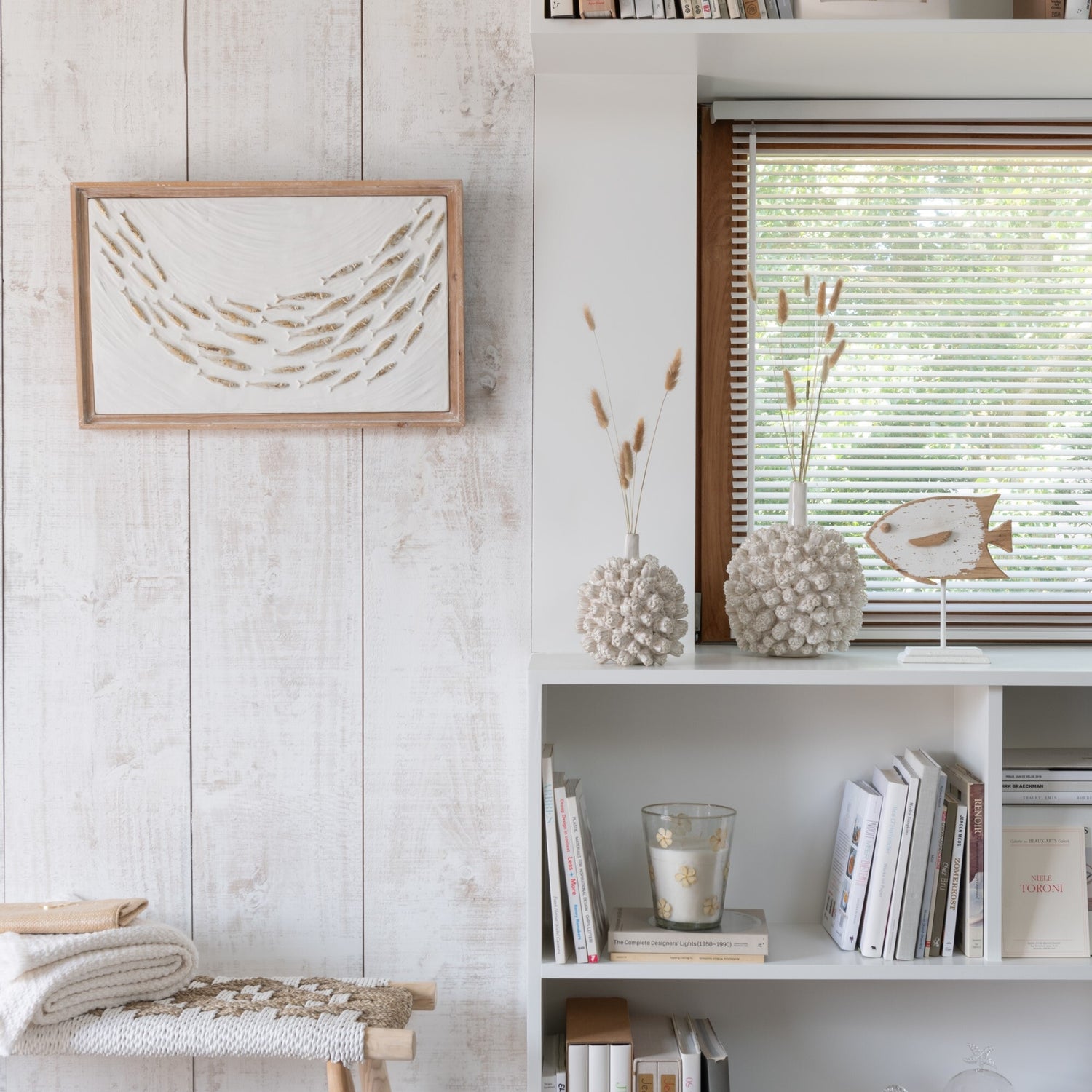 Vaas Saki Keramiek Wit Large J-Line