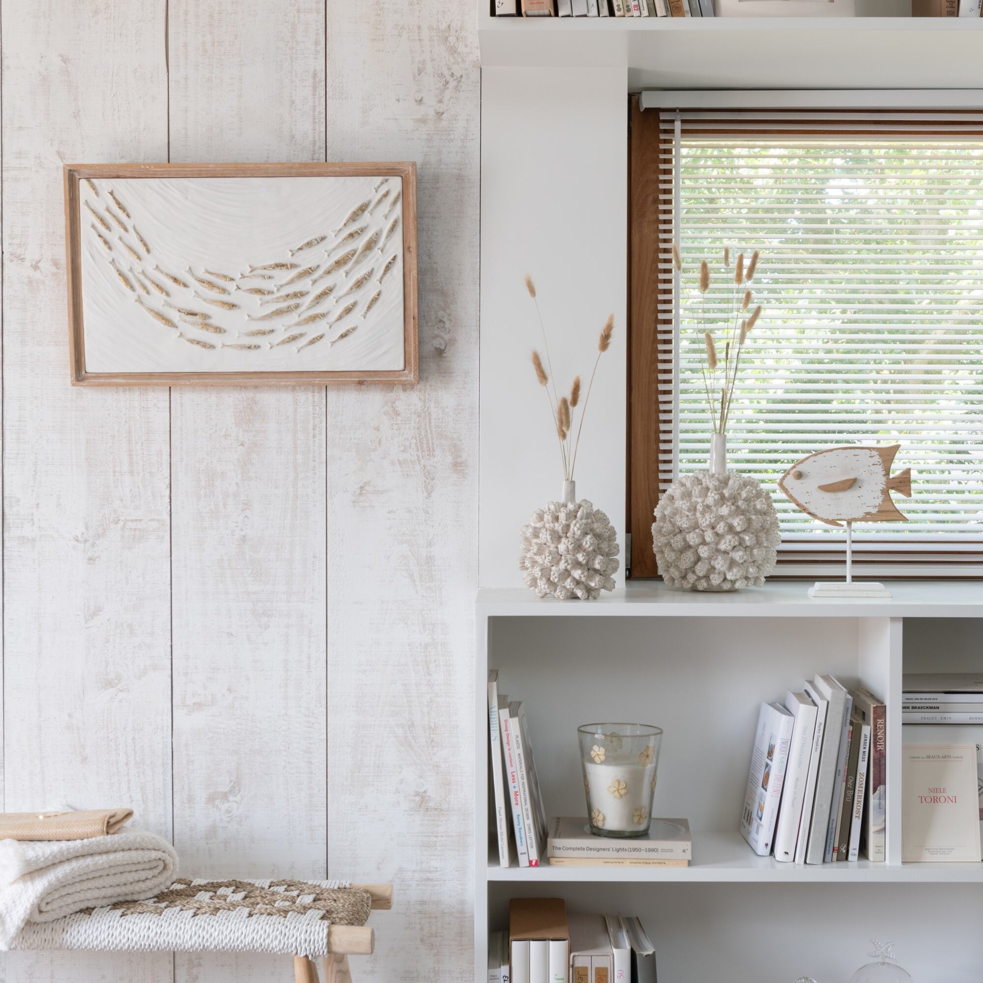 Vaas Saki Keramiek Wit Large J-Line