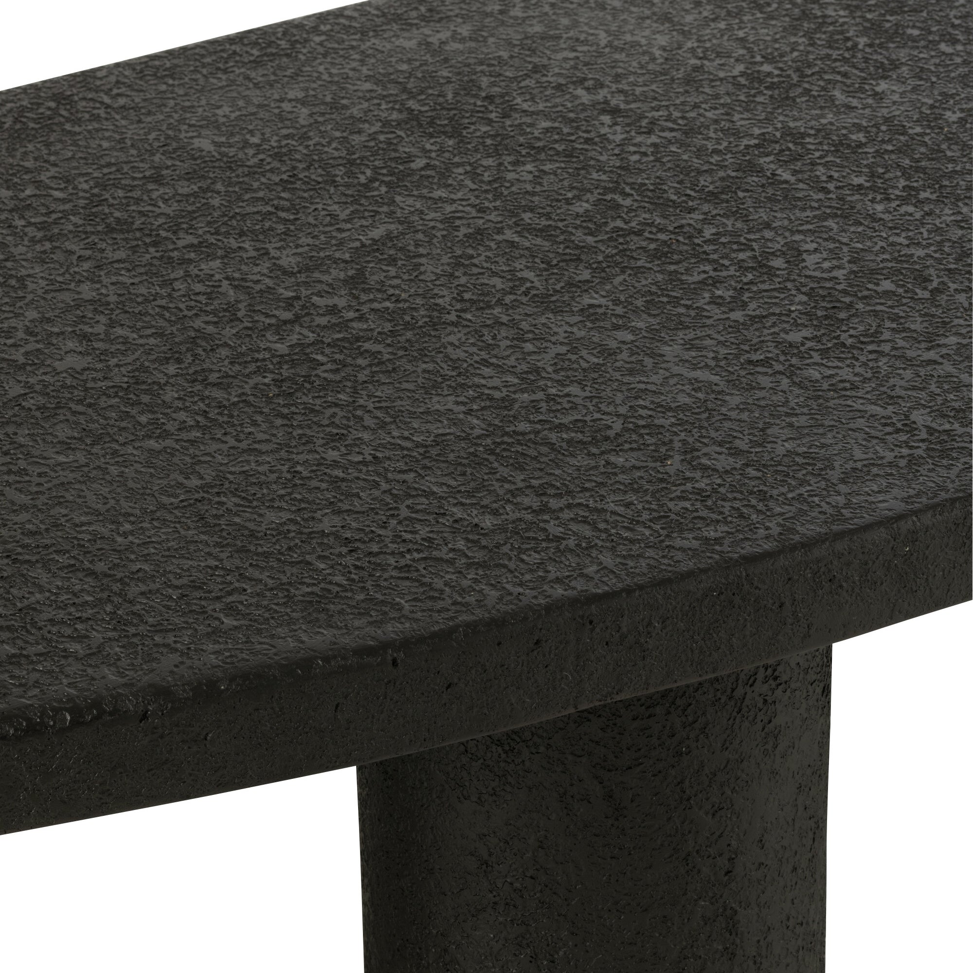 Salontafel Ovaal Mdf Zwart J-Line