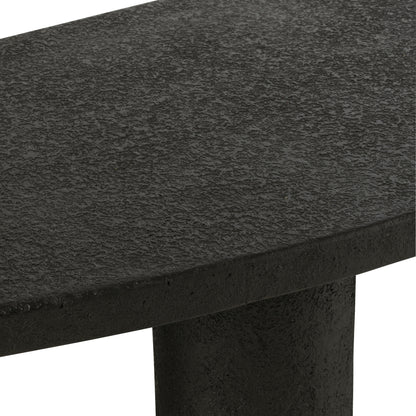 Salontafel Ovaal Mdf Zwart J-Line