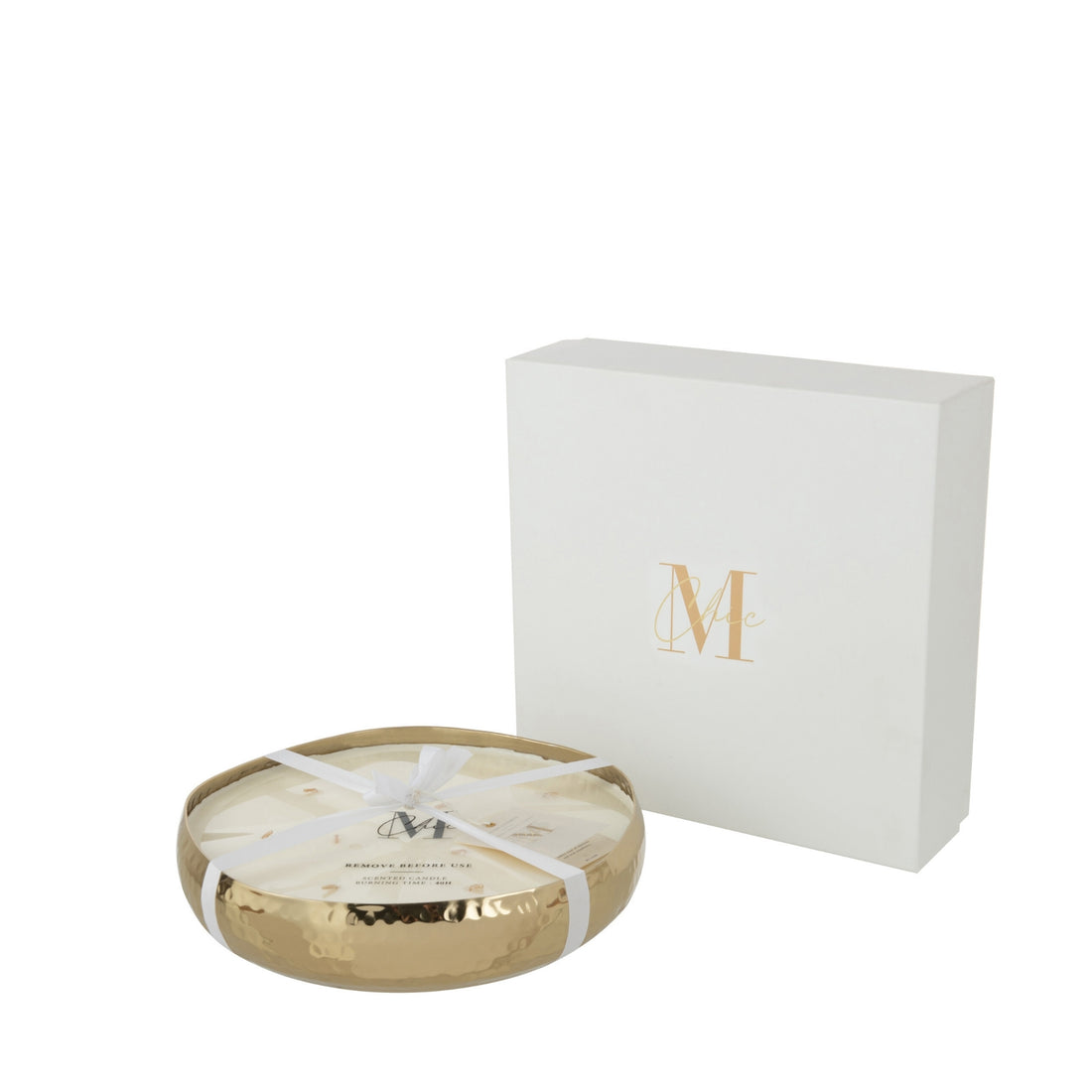 Luxe Geurkaars M-Chic Metaal Goud Large 44u J-Line