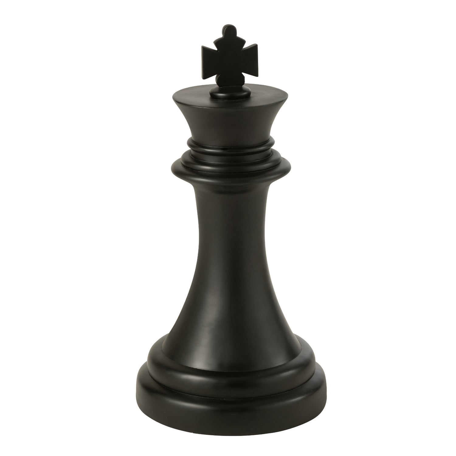 Groot Schaakstuk Koning Zwart J-Line