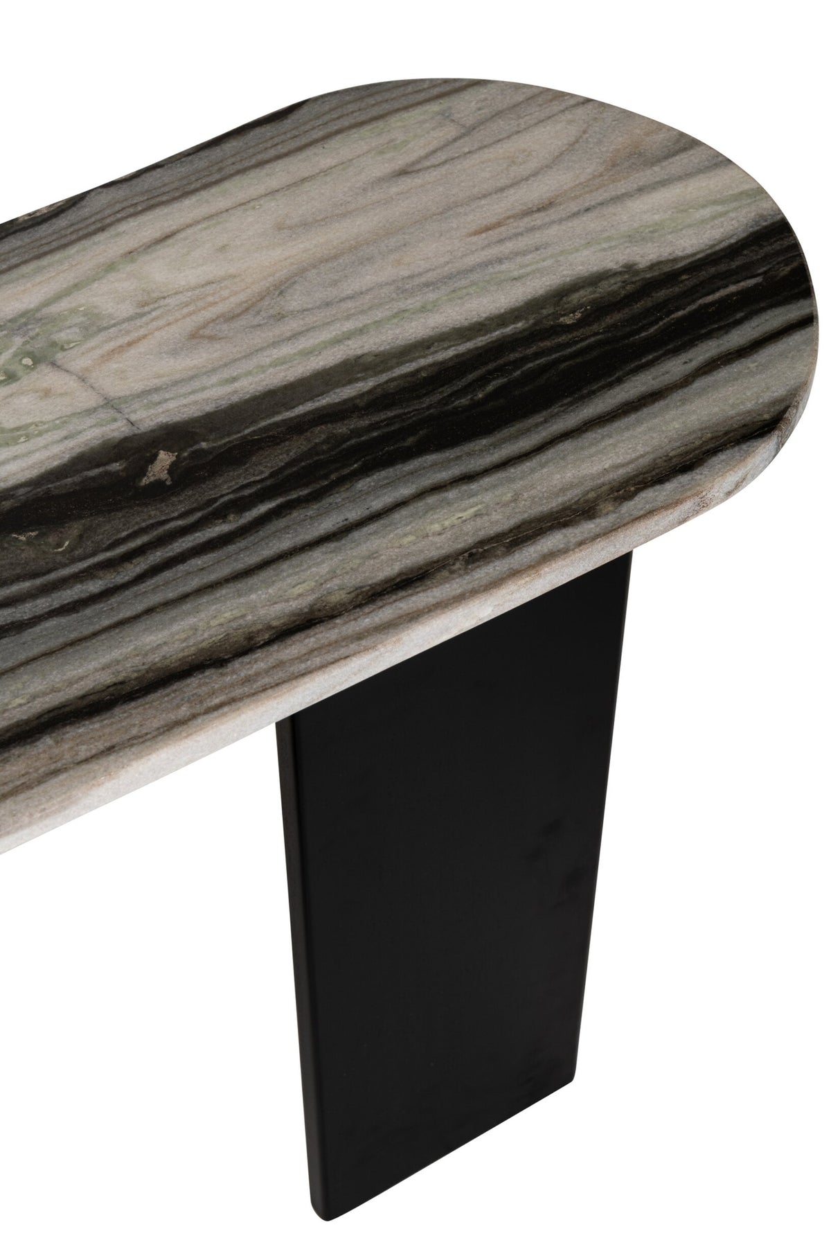 Console Mathilde Marmer Zwart/Grijs J-Line