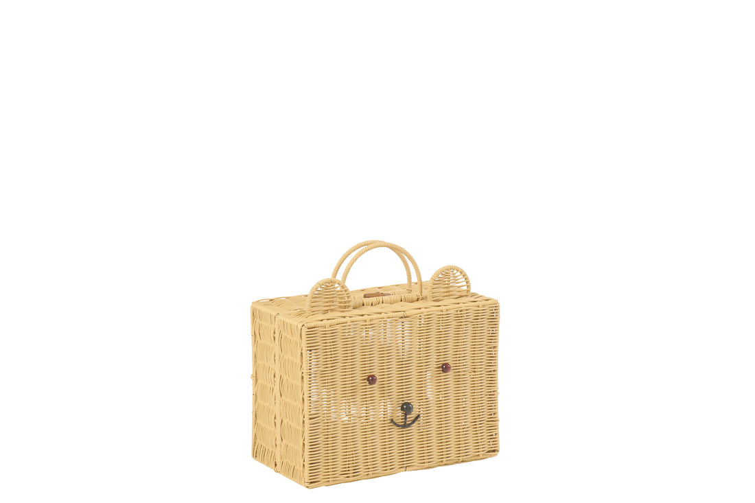 Mand Koffer Kunststof Naturel Small J-Line