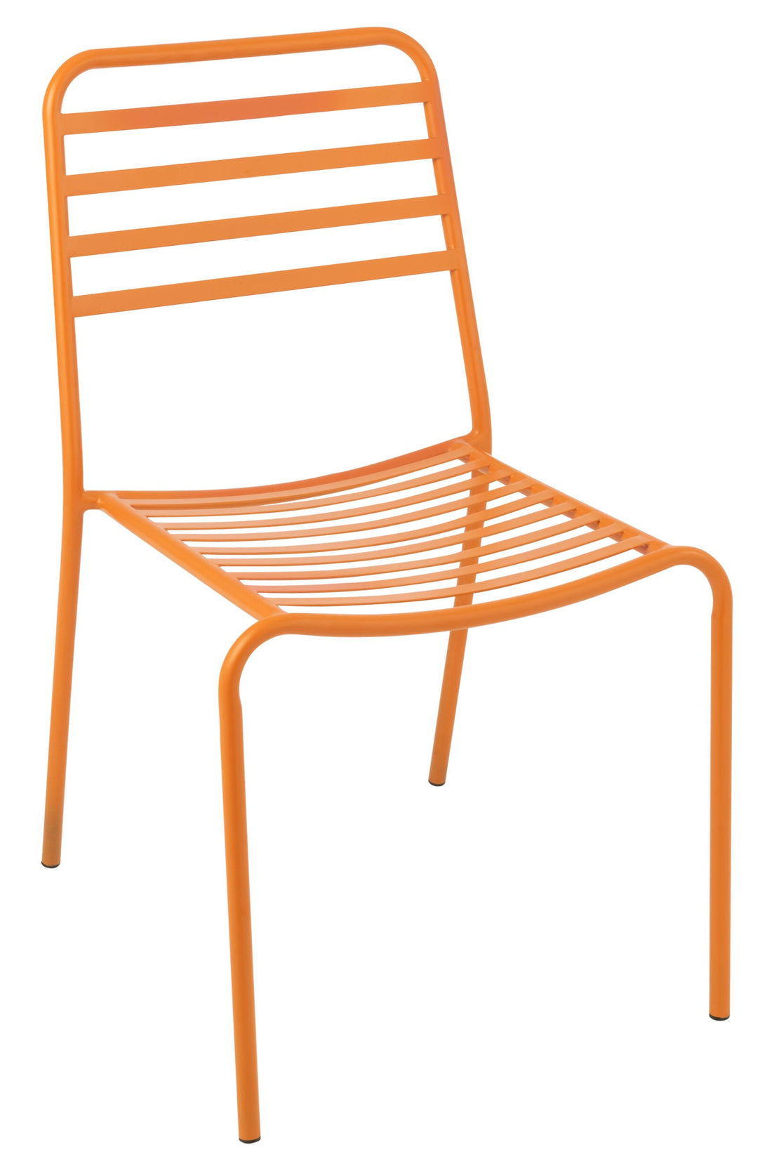 Tuinstoel Gestreept Metaal Oranje J-Line