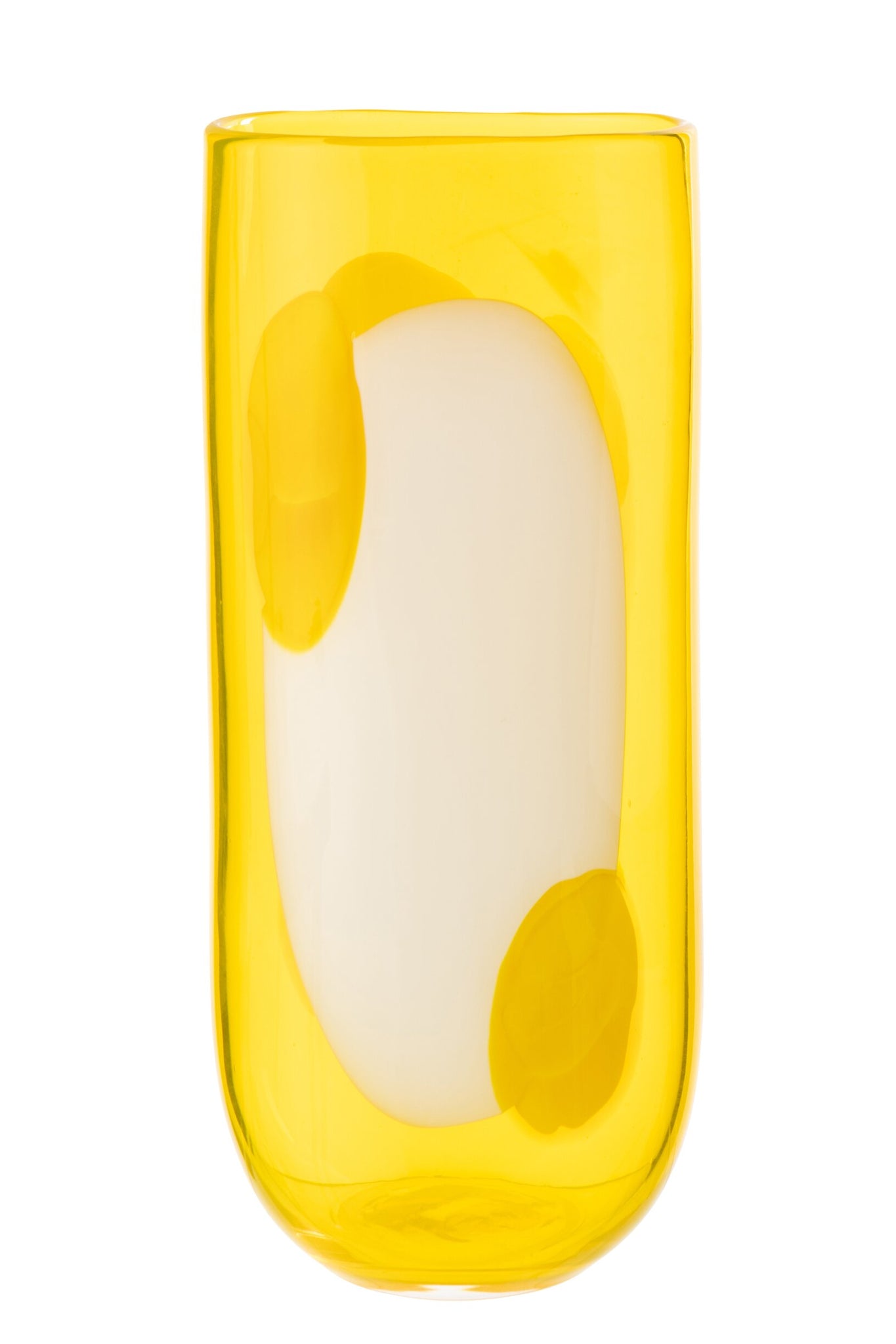 Vaas Mona Glas Transparant/Geel Large J-Line