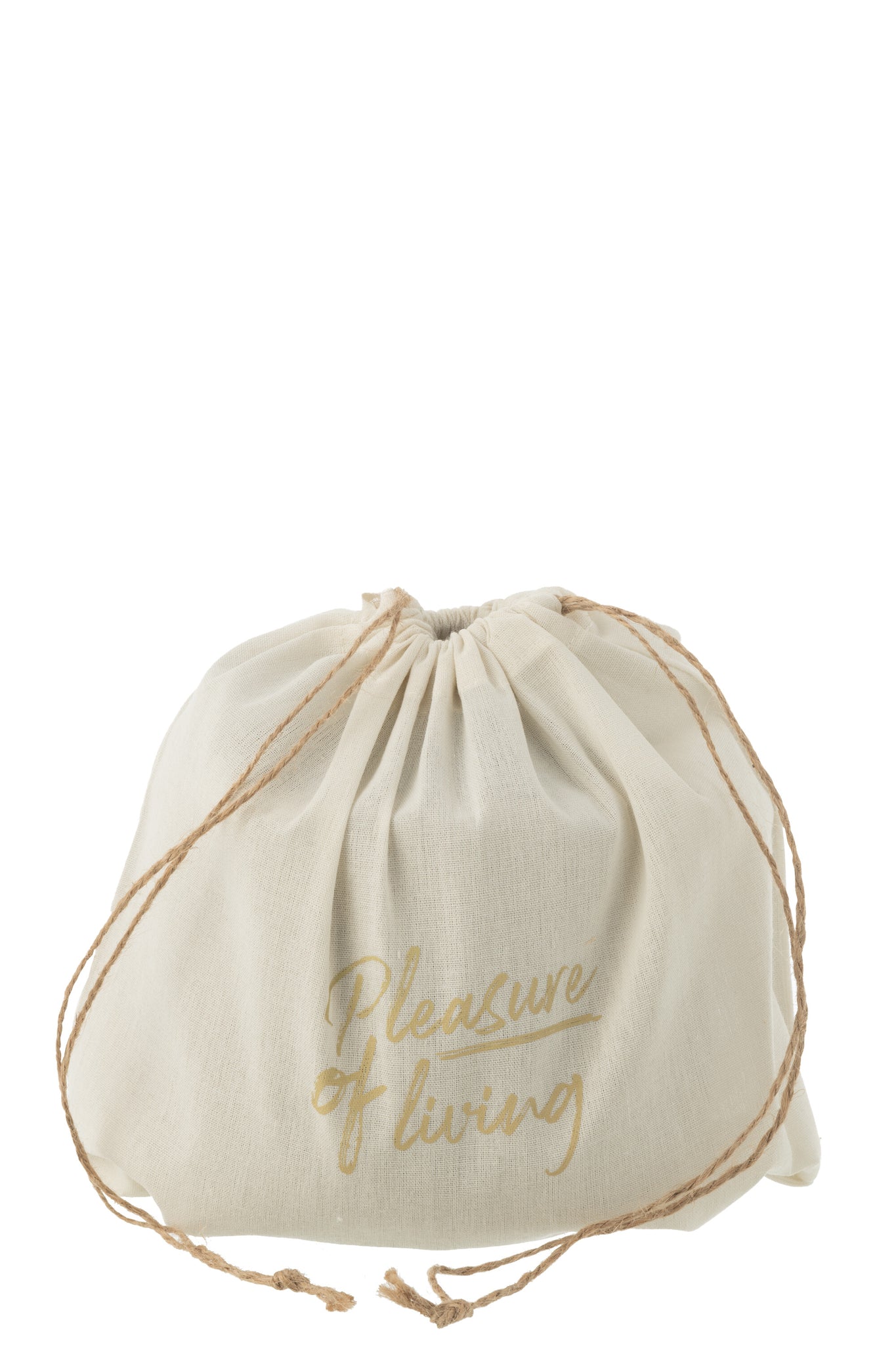 Buitenkaars 31h Rond Paraffine Lichtbeige Medium J-Line