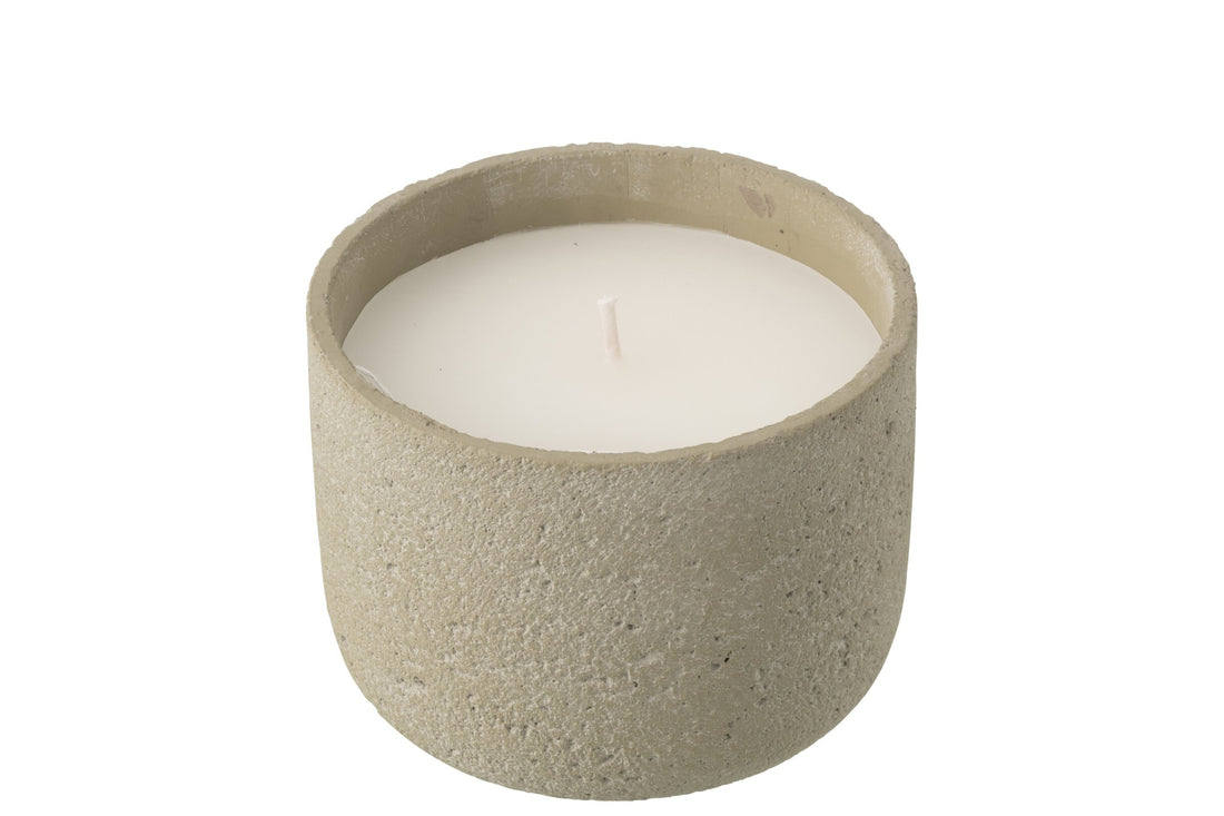 Buitenkaars 47h Rond Paraffine Lichtgroen Large J-line