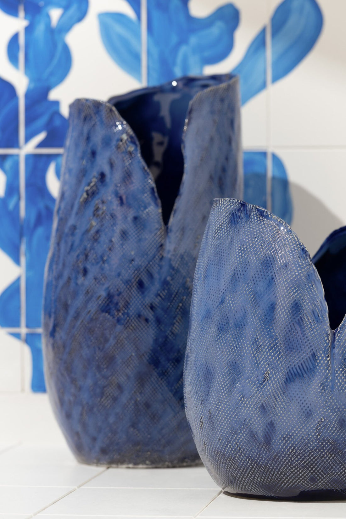 Vaas Thibault Keramiek Blauw Extra Large J-Line