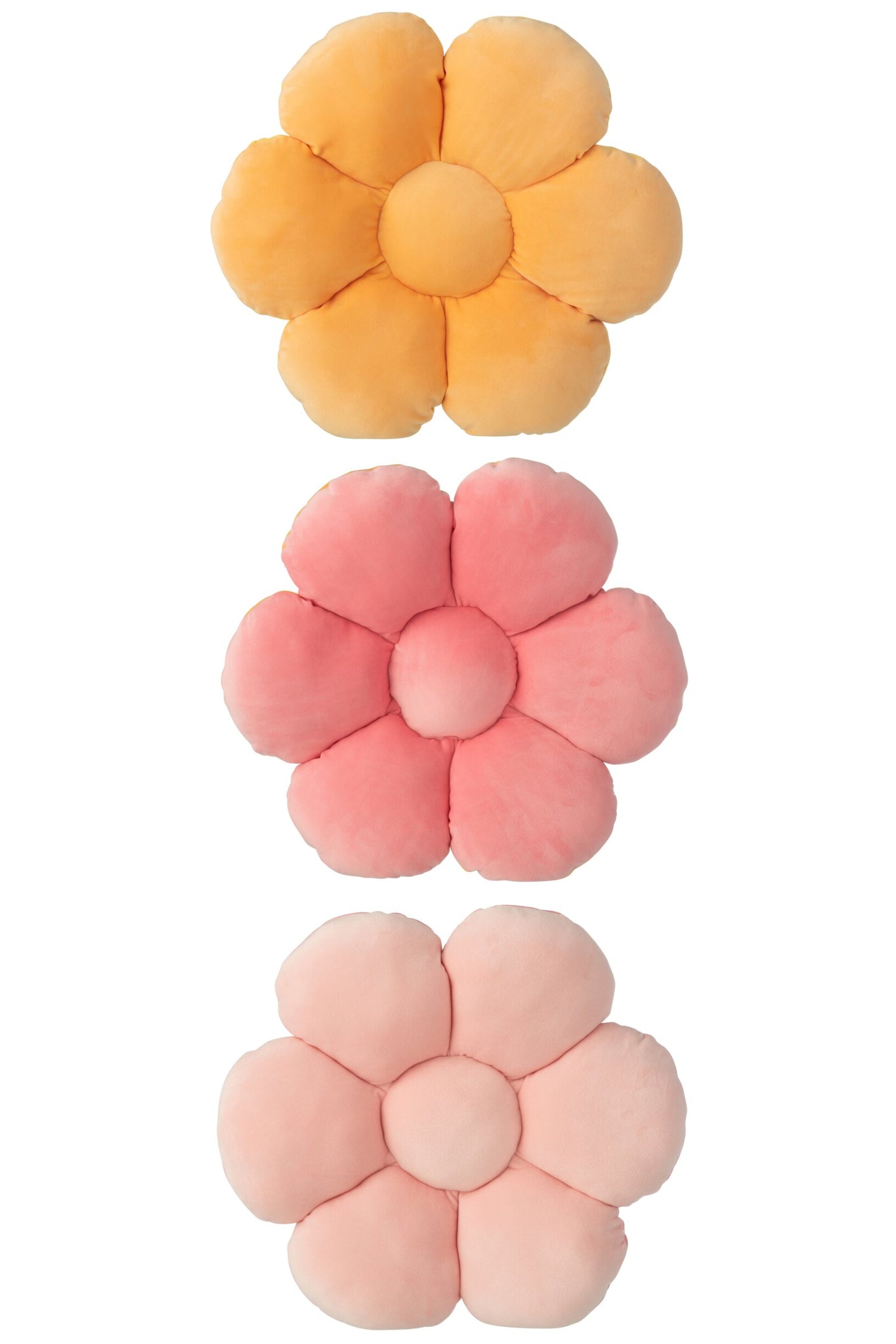 Bloem Polyester Roze/Oranje Assortiment Van 3 J-Line