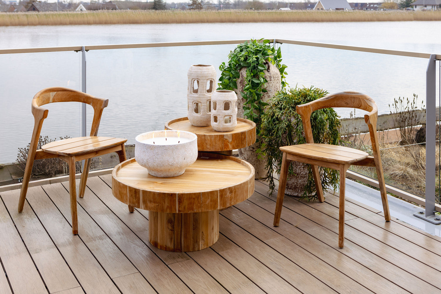 Kristallen glazen ronde ijs emmer PTMD