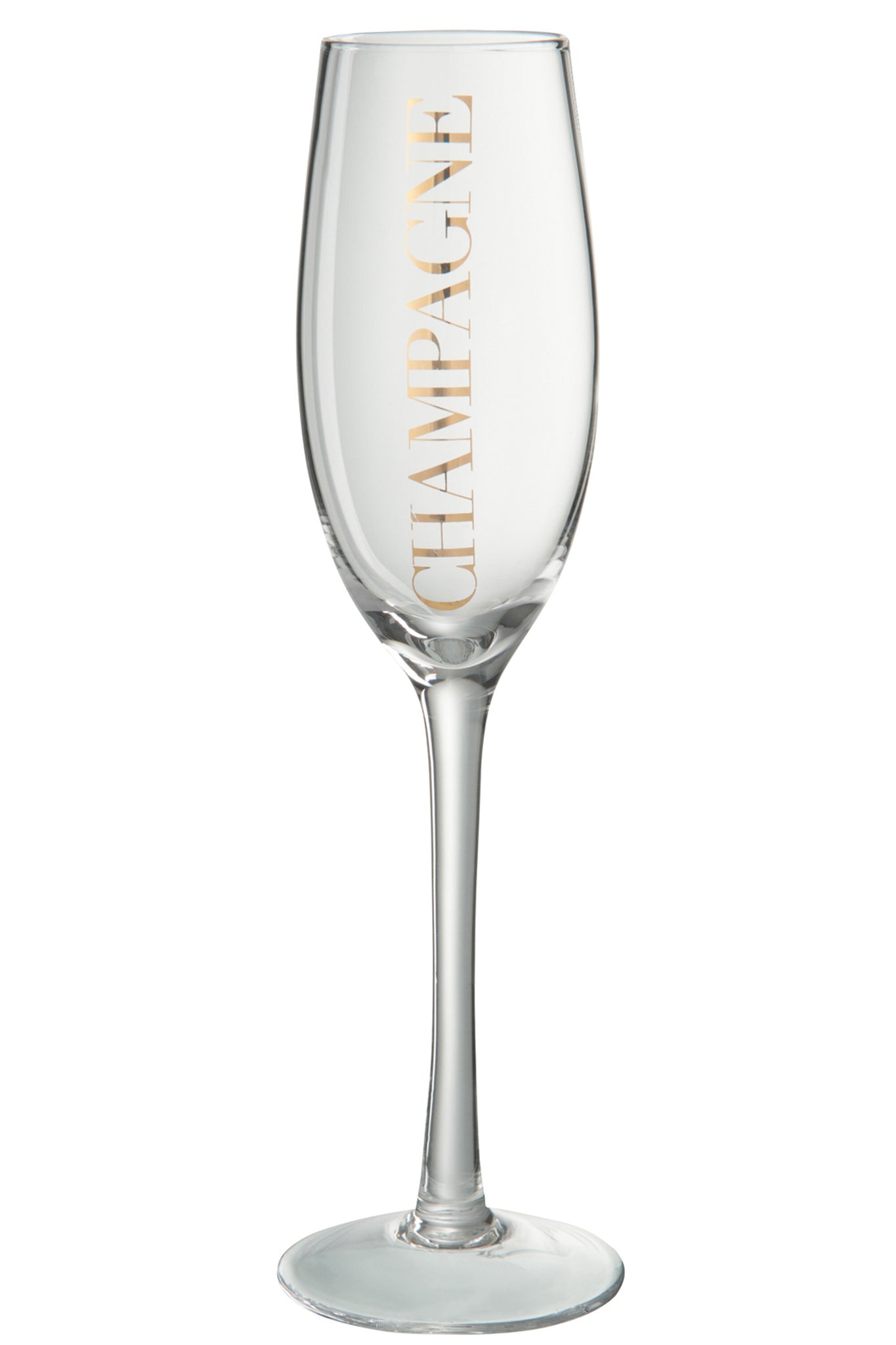 Champagneglas Transparant/Goud