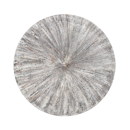 Wandpaneel Zapp Geribbeld Rond Wit Large PTMD