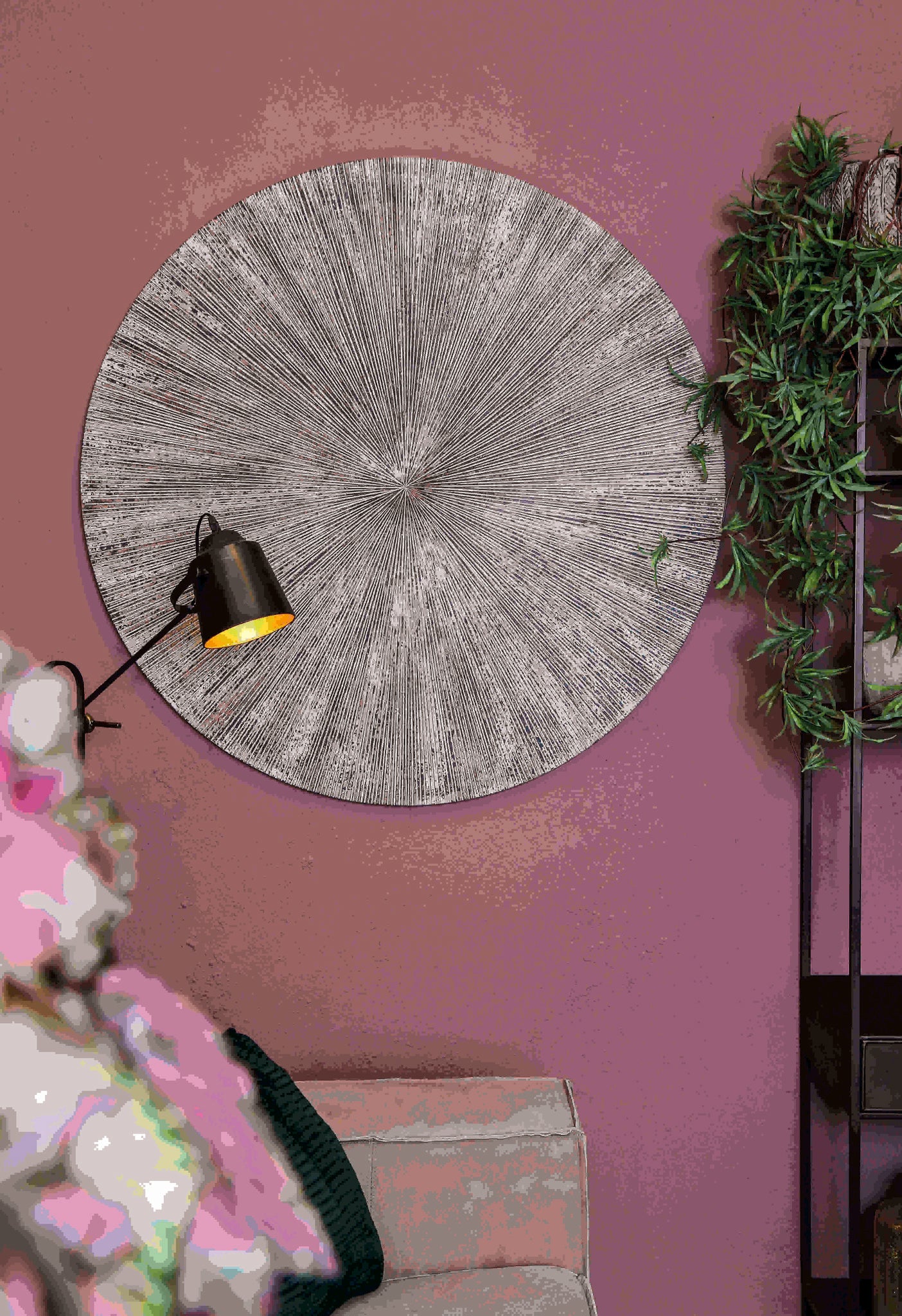 Wandpaneel Zapp Geribbeld Rond Wit Large PTMD