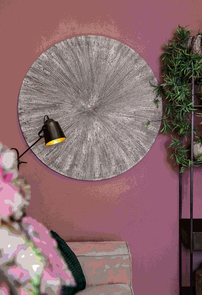Wandpaneel Zapp Geribbeld Rond Wit Large PTMD