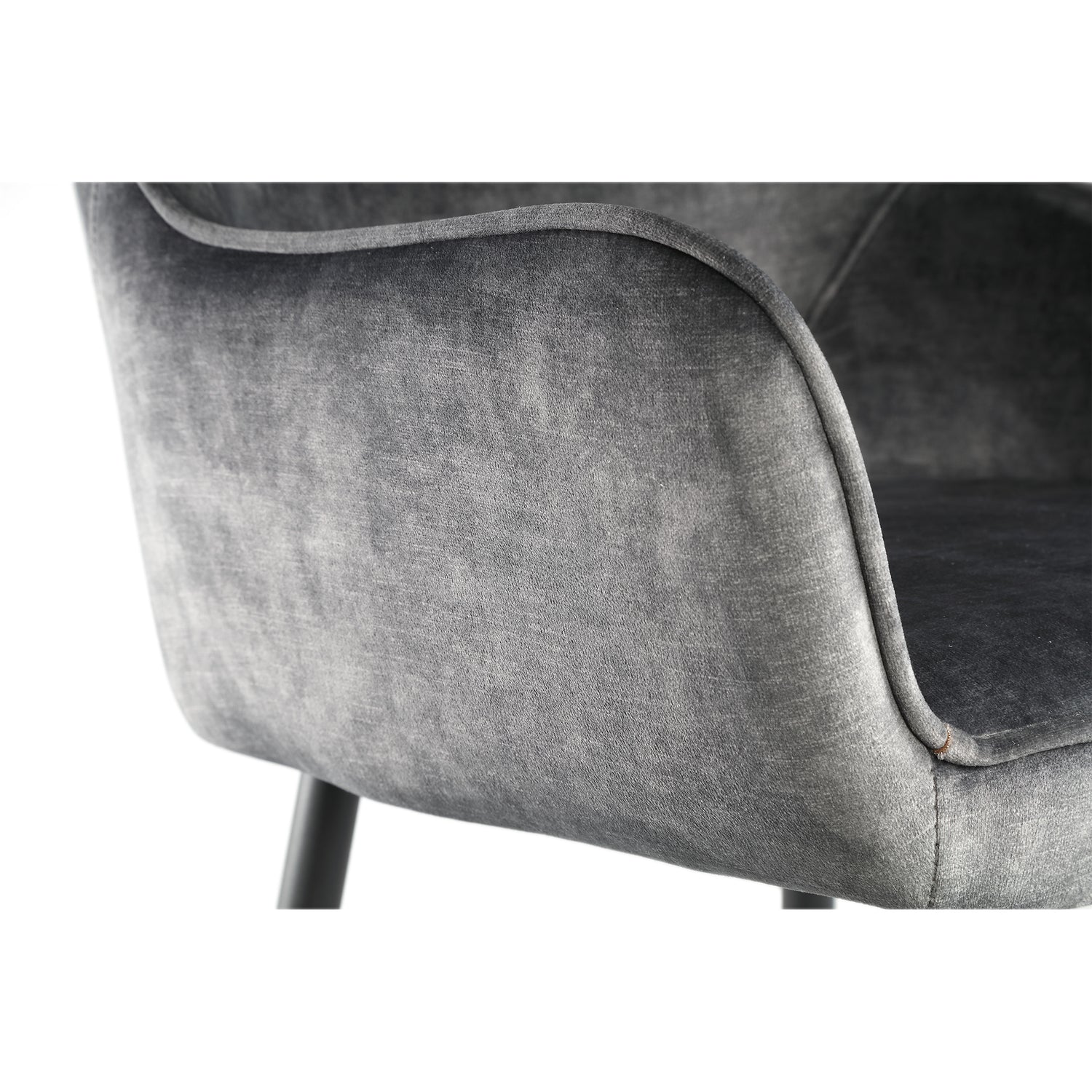 Barstoel Fal Low Velvet Antraciet Set Van 2 PTMD