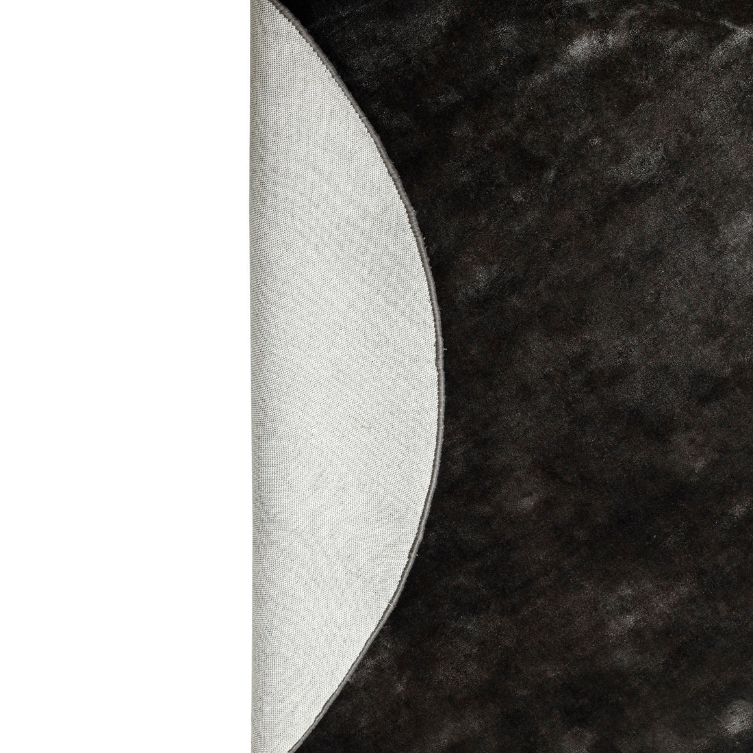 Flavia Black Vloerkleed Rond Ø160cm PTMD