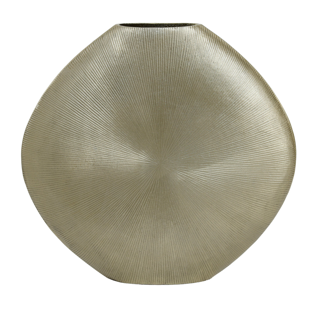 Tiro Gold Aluminium Gold Pot Ovaal Stripe Pattern PTMD
