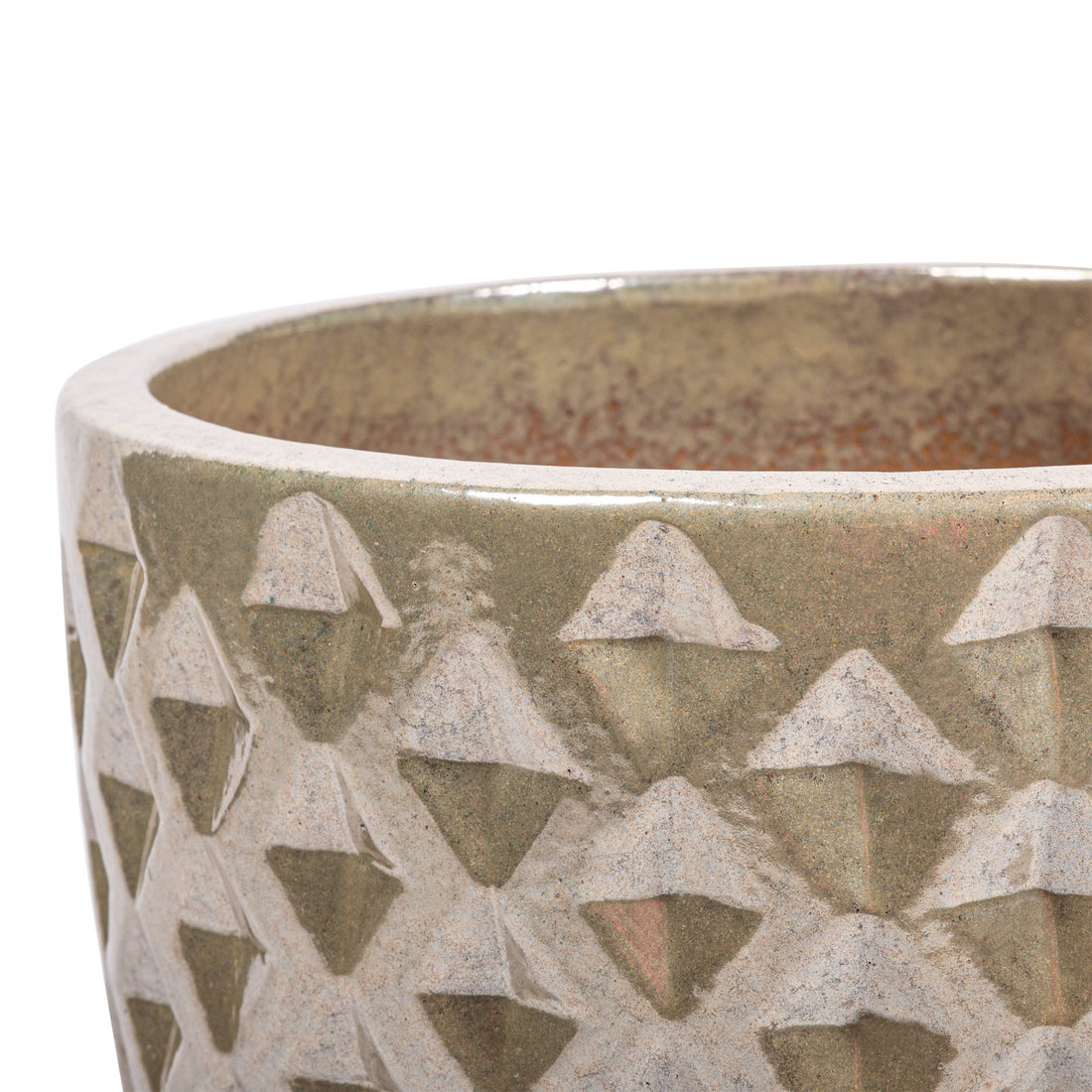 Mindy Pearl Ceramic Bombay Pot Round SV4 PTMD