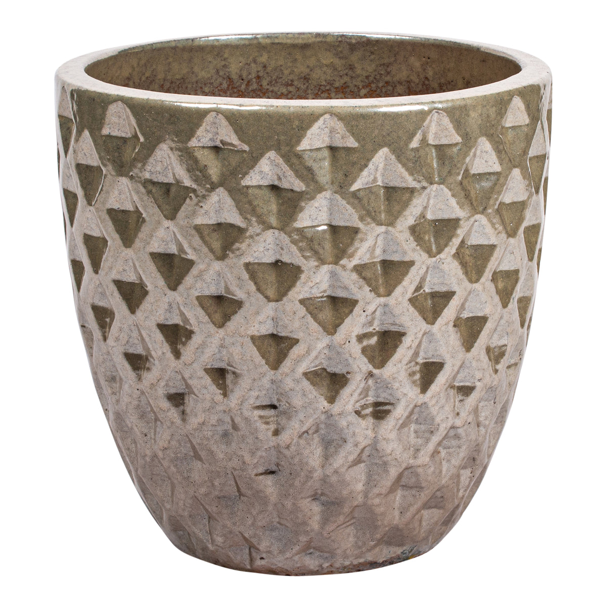 Mindy Pearl Ceramic Bombay Pot Round SV4 PTMD