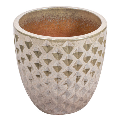 Mindy Pearl Ceramic Bombay Pot Round SV4 PTMD