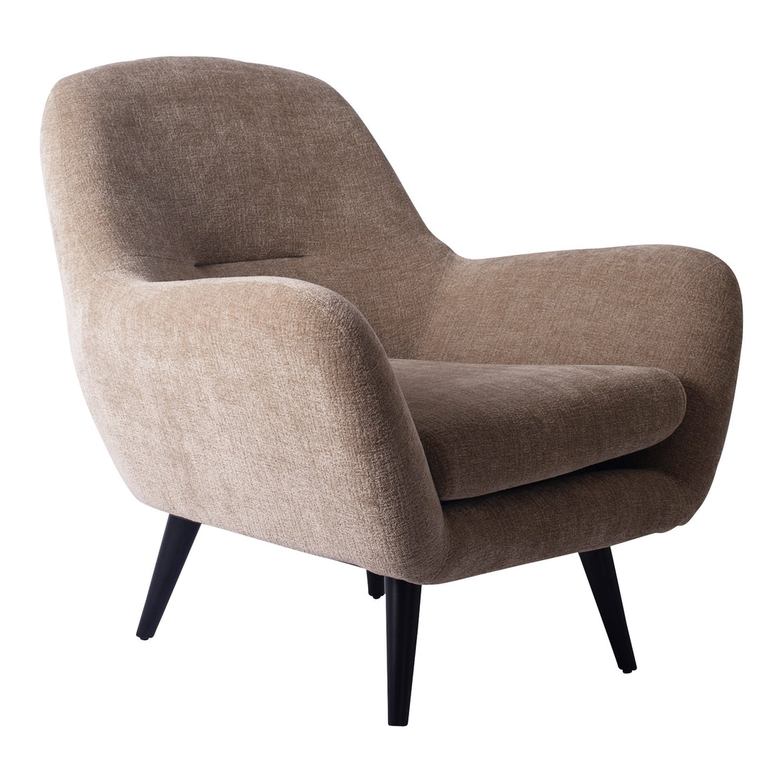 Fauteuil Donny Cream fauteuil black wooden legs PTMD