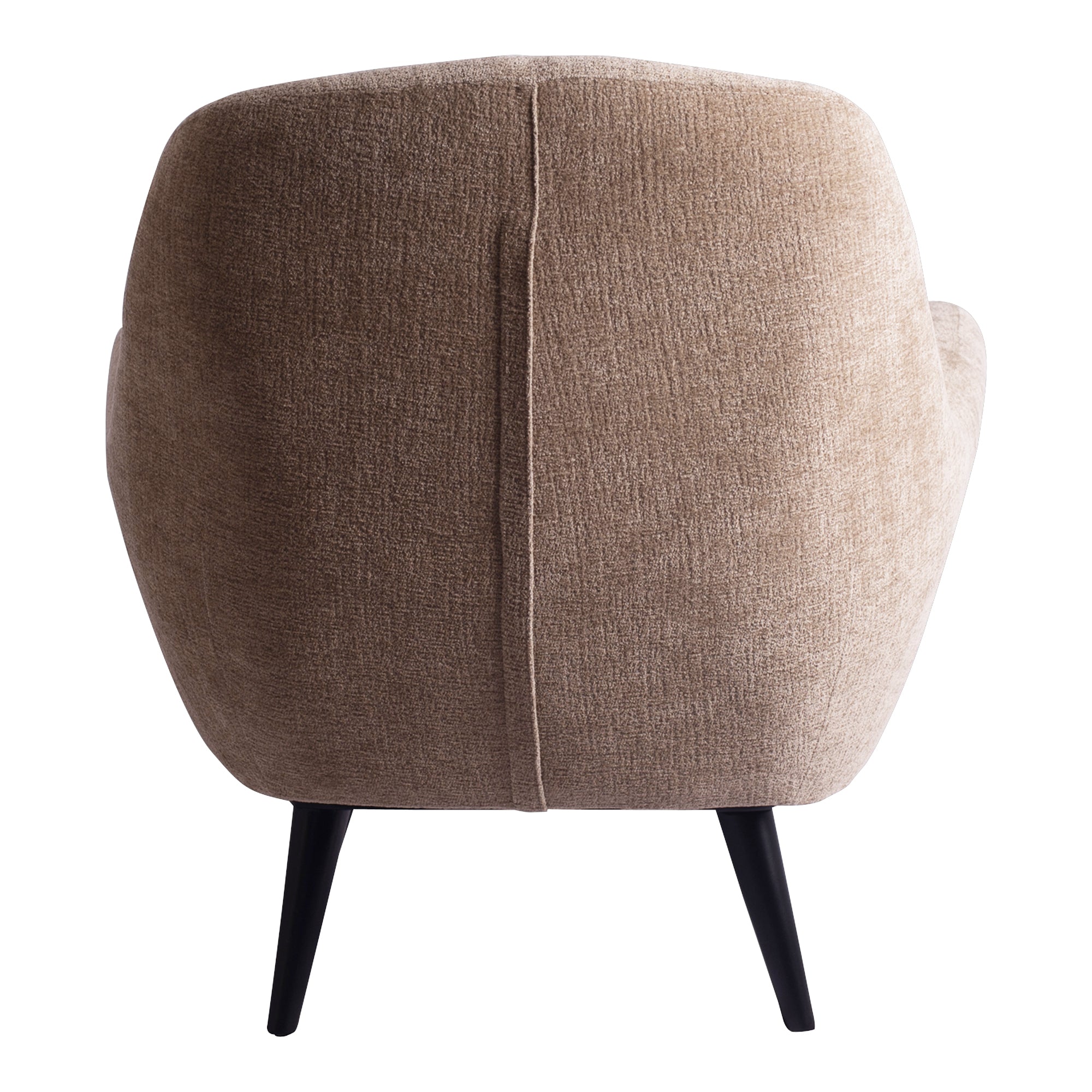 Fauteuil Donny Cream fauteuil black wooden legs PTMD