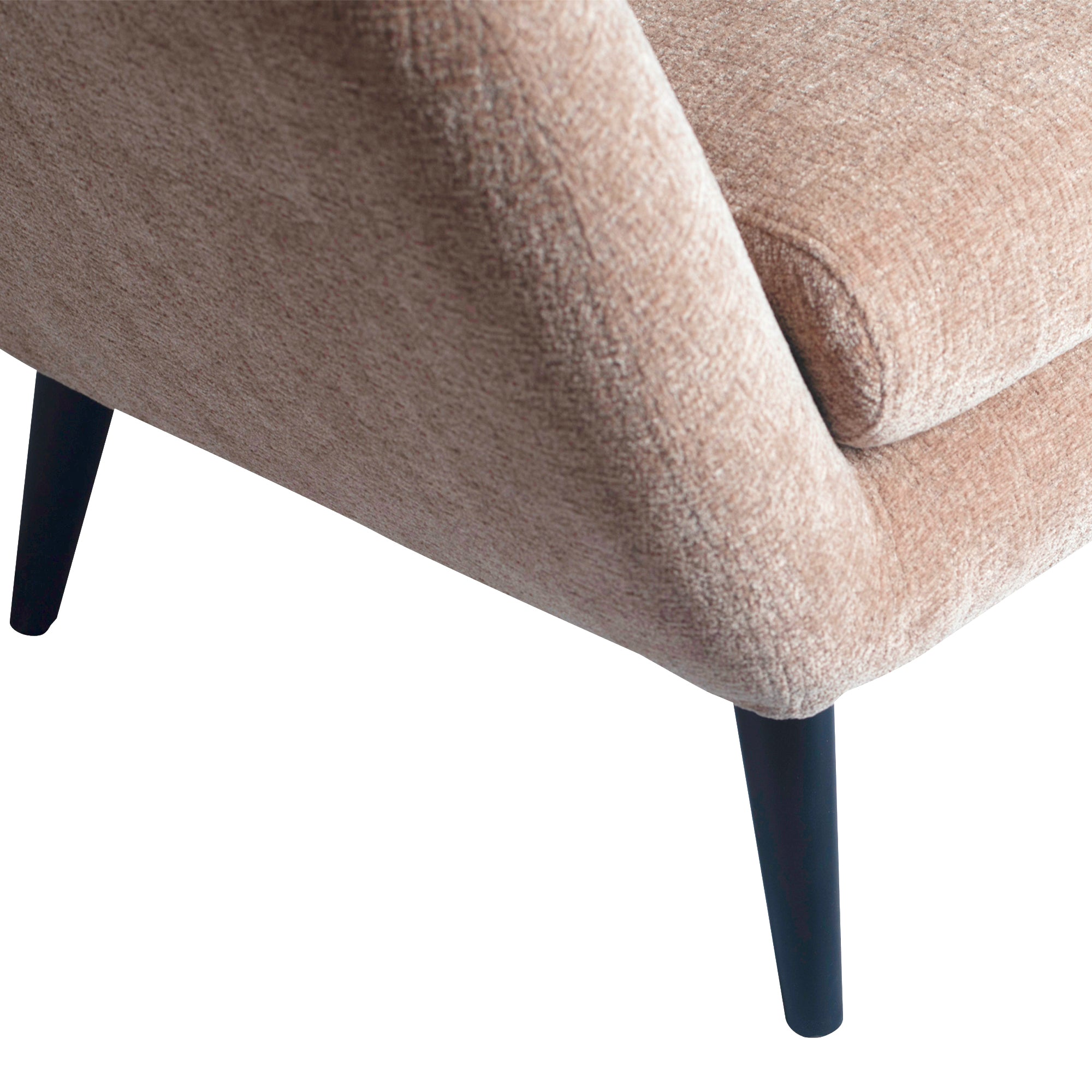 Fauteuil Donny Cream fauteuil black wooden legs PTMD