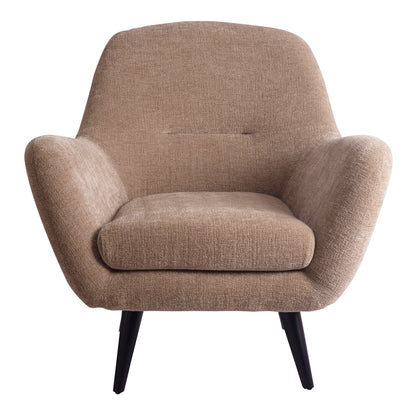 Fauteuil Donny Cream fauteuil black wooden legs PTMD