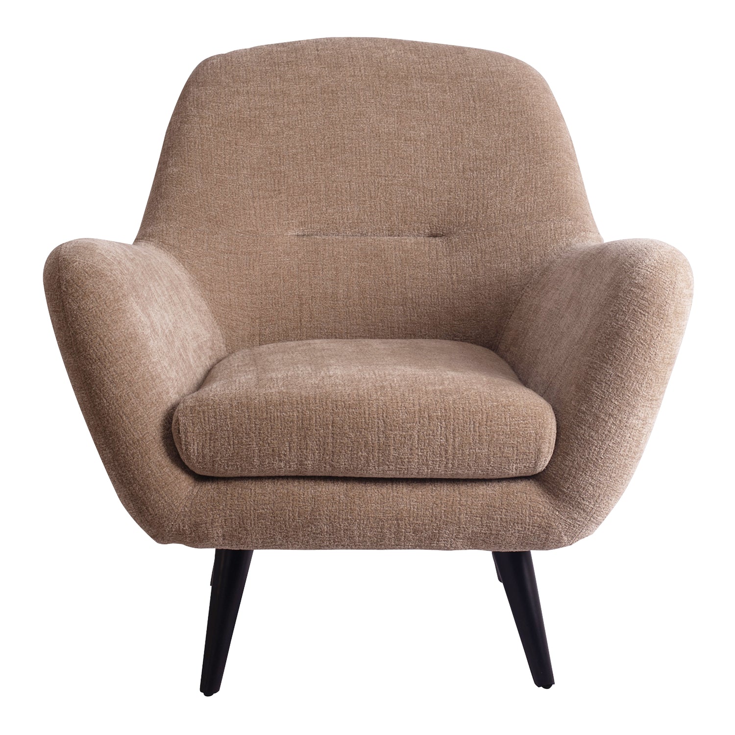 Fauteuil Donny Cream fauteuil black wooden legs PTMD