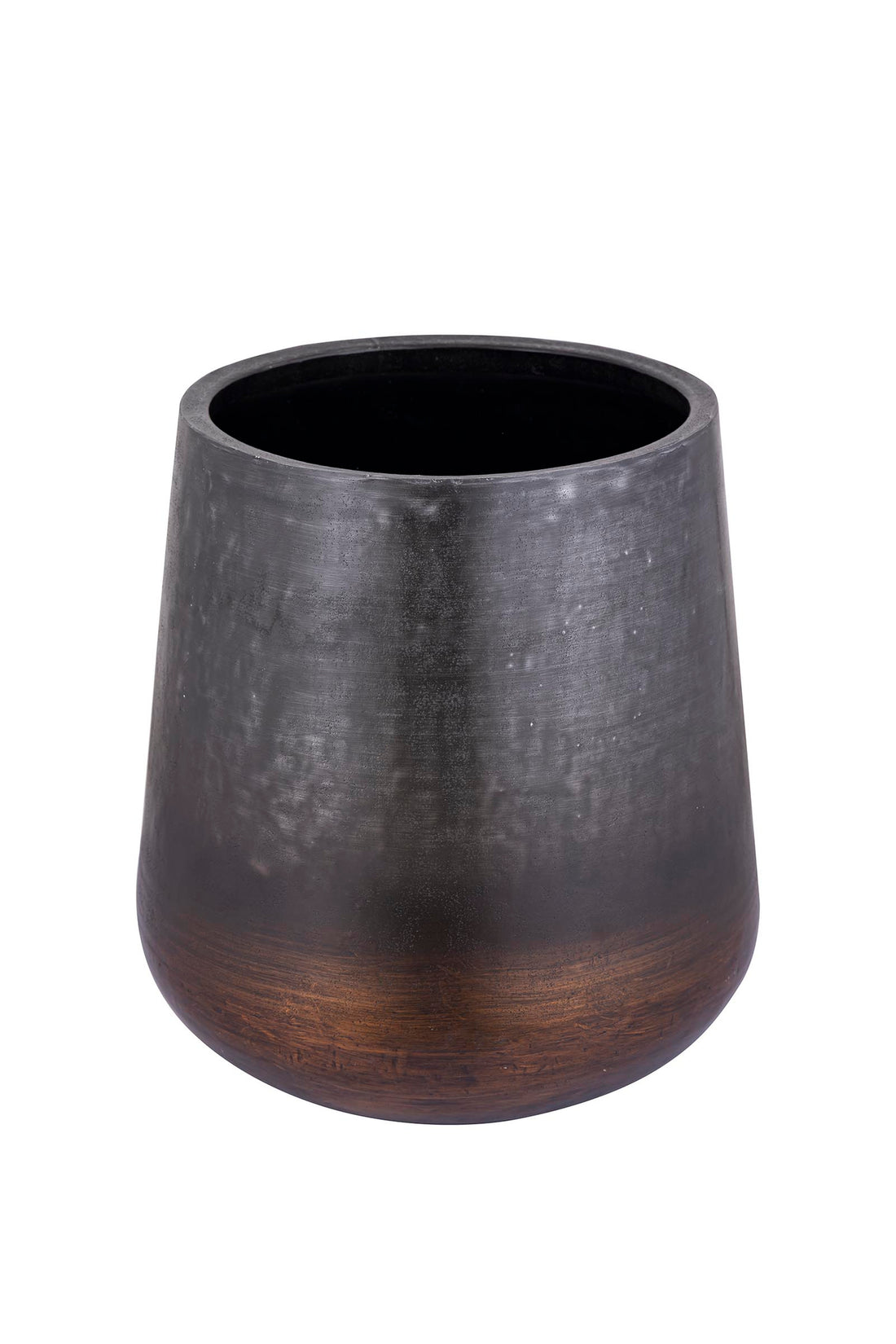 Nouska Black Aluminum Pot With Copper Bottom M PTMD