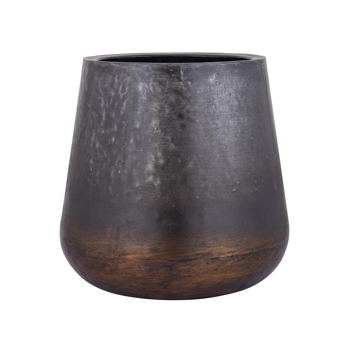 Nouska Black Aluminum Pot With Copper Bottom S PTMD