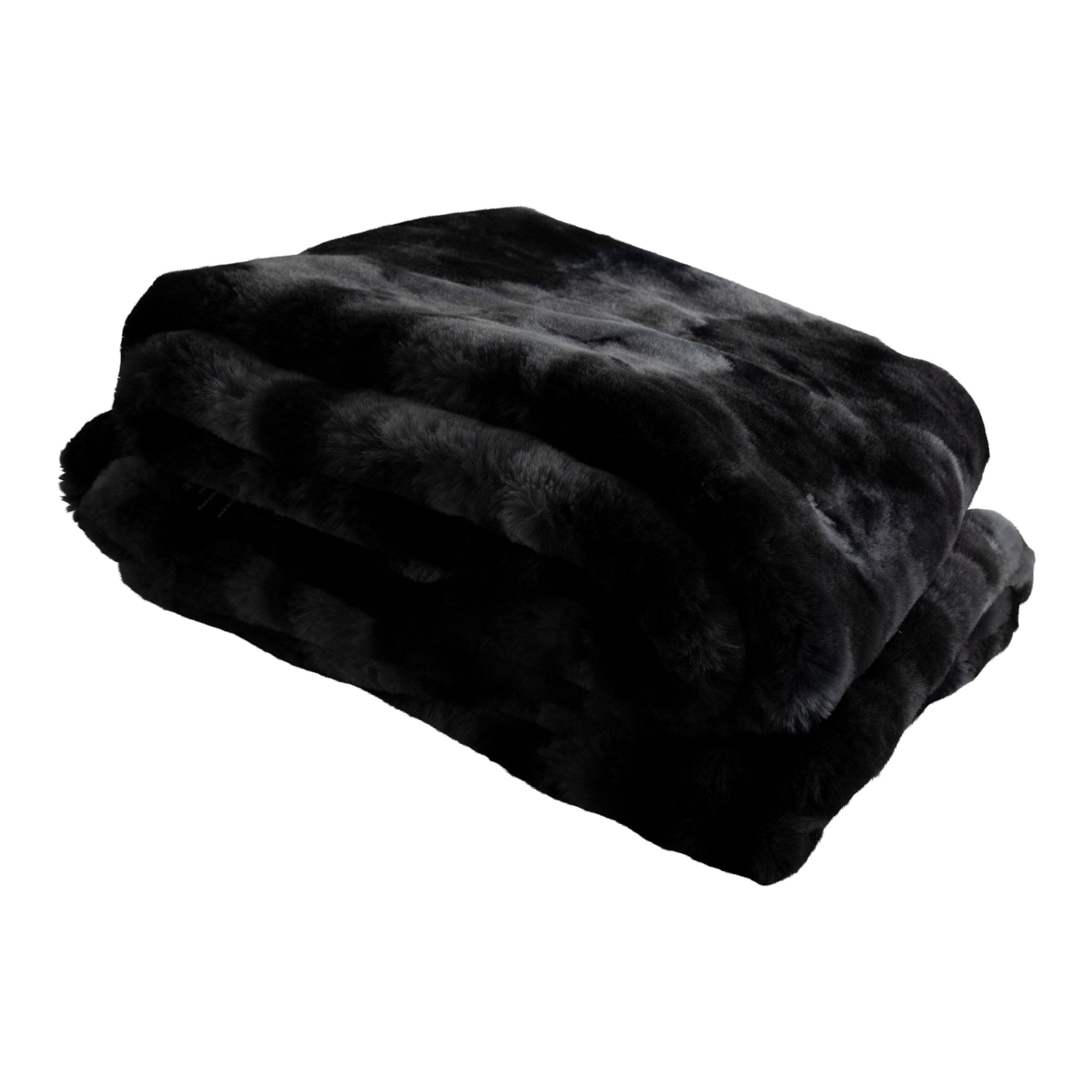 Linde Plaid Zwart Fluweel 150x200cm PTMD