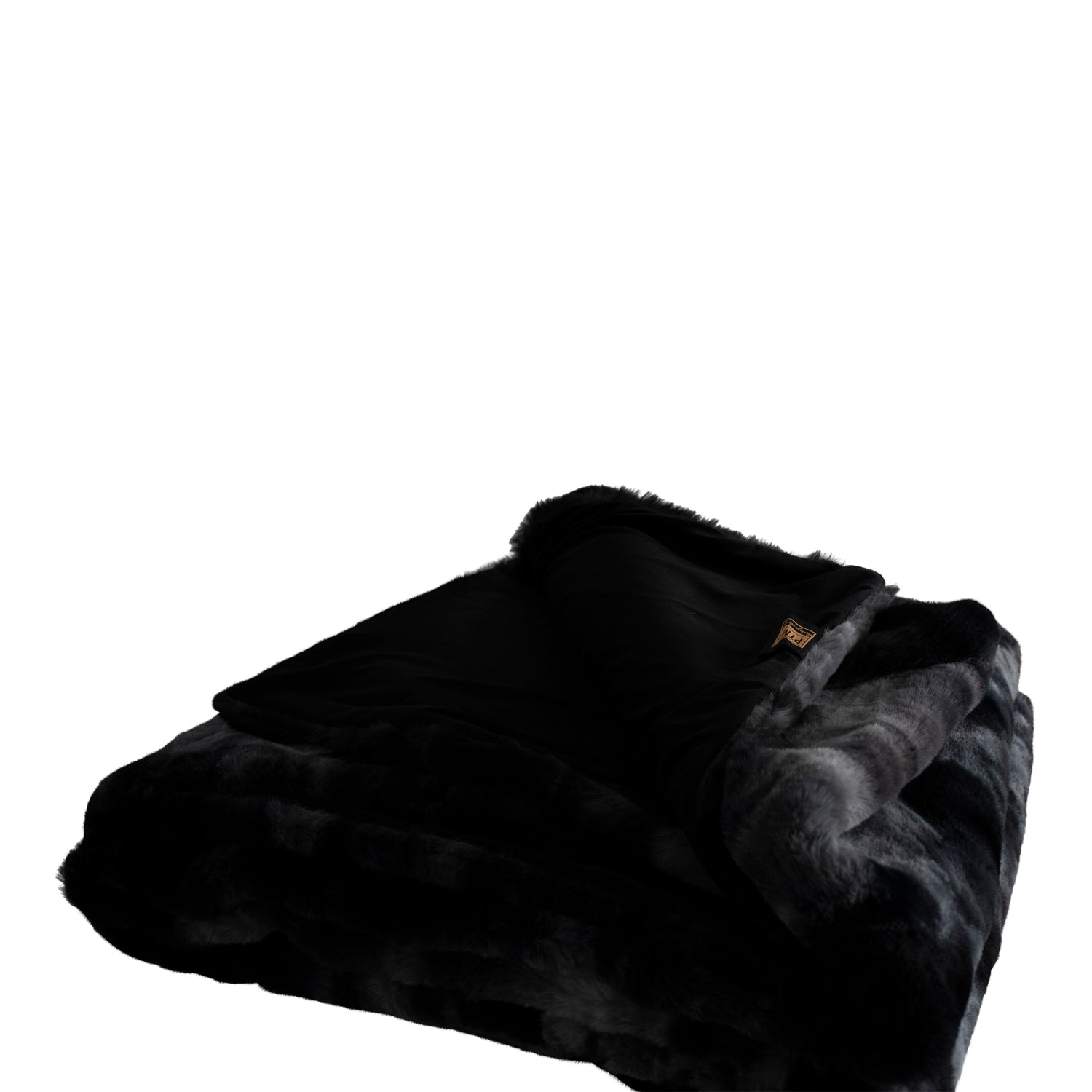 Linde Plaid Zwart Fluweel 220x240cm PTMD