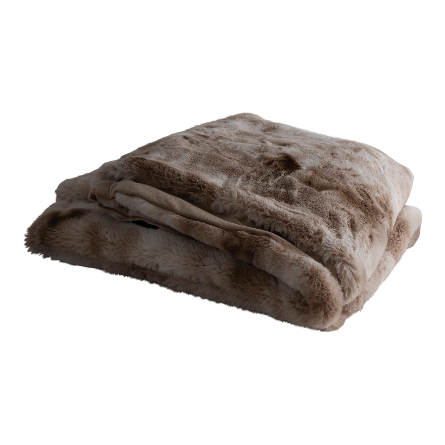 Linde Plaid Beige Fluweel 150x200cm PTMD