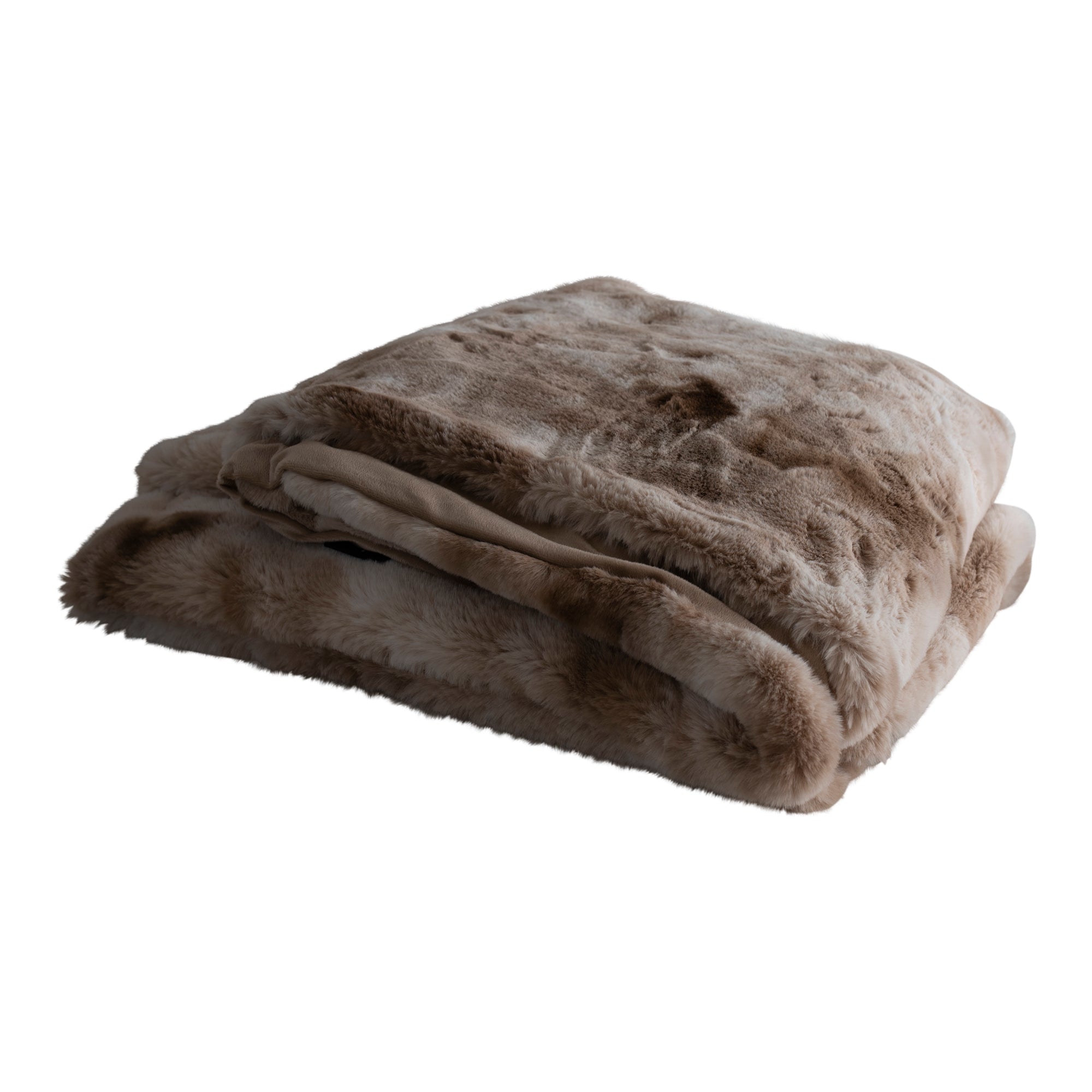 Linde Plaid Beige Fluweel 150x200cm PTMD
