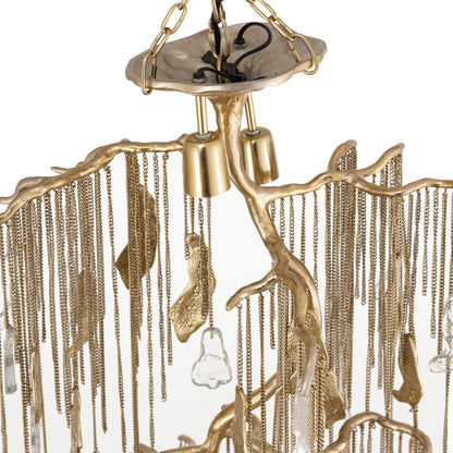 Wilco Brass casted alu hanging lamp chains small PTMD