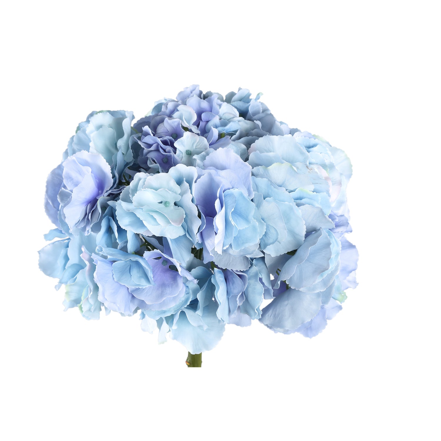 Kunstbloem Hortensia - 16x28x54 cm - Kunststof Blauw PTMD