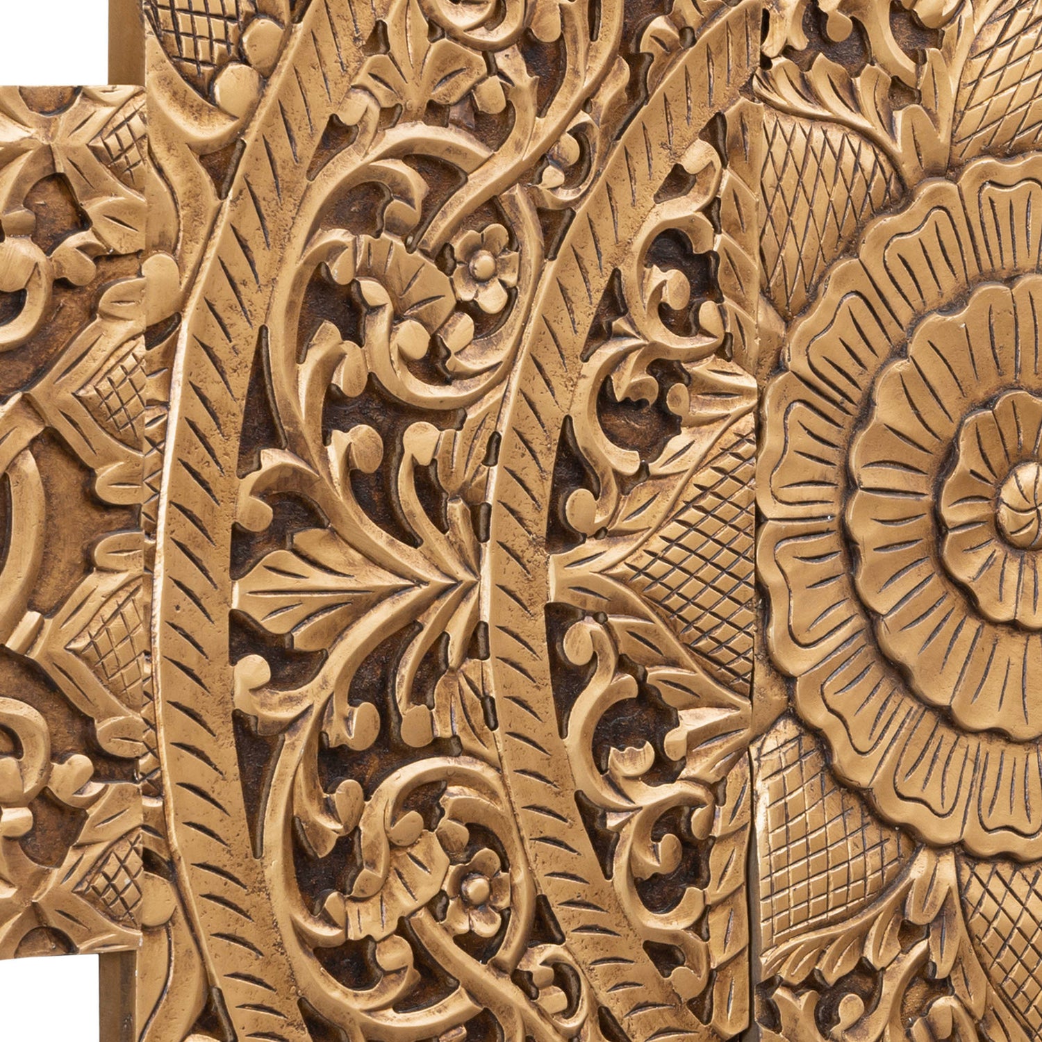 Wandpaneel Sharlene - 180x90cm - MDF - Goud PTMD