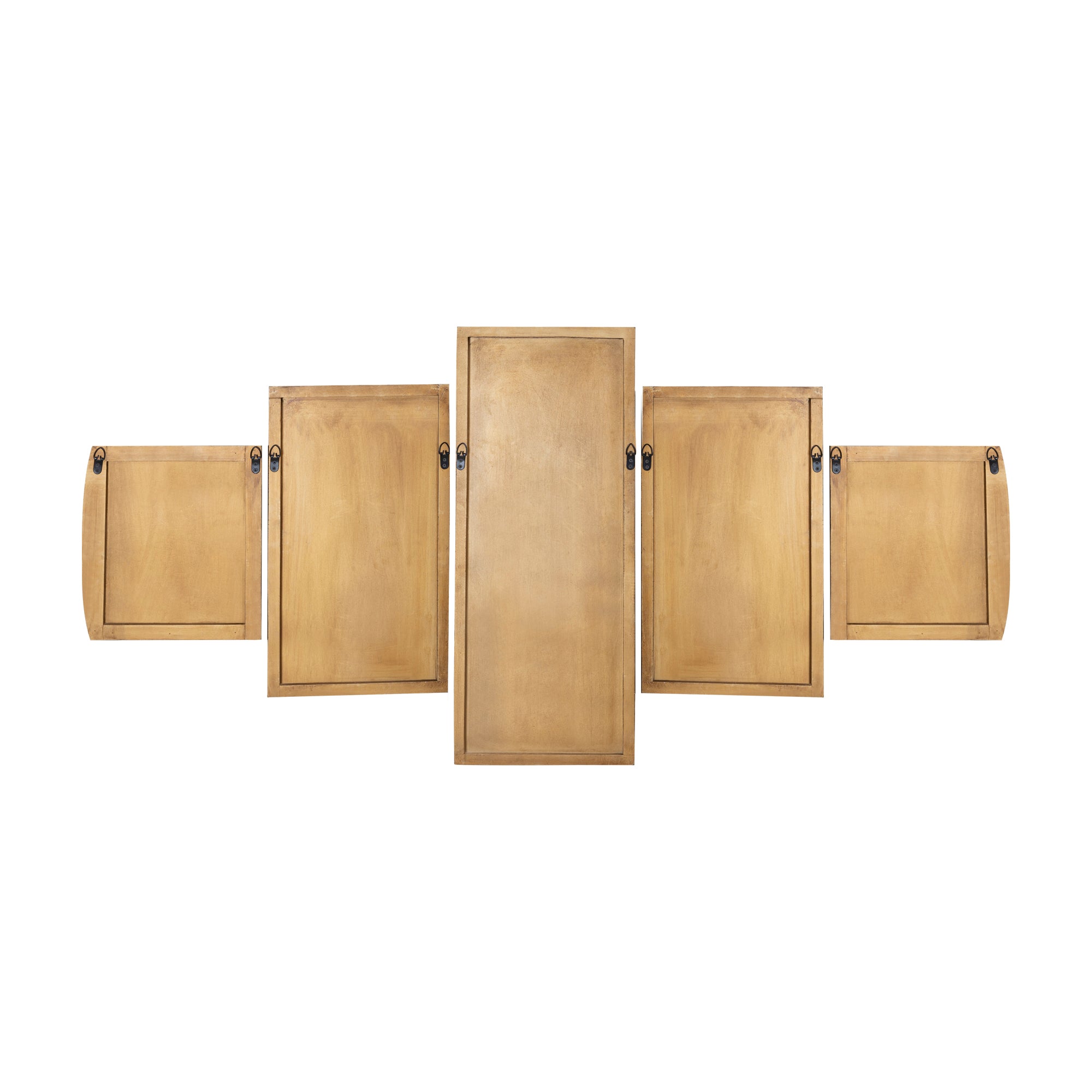 Wandpaneel Sharlene - 180x90cm - MDF - Goud PTMD