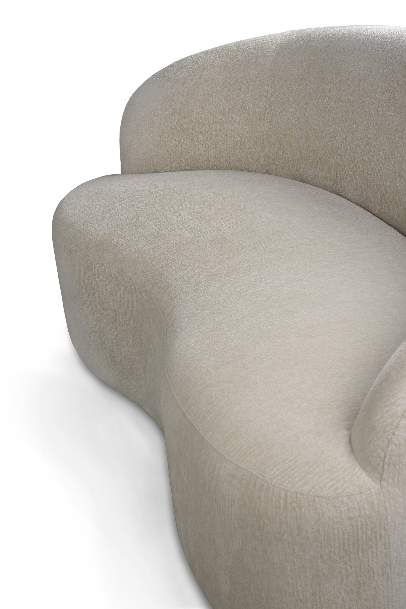 Bohne Cream 9901 Nanci Fabric 2 Seater Sofa PTMD