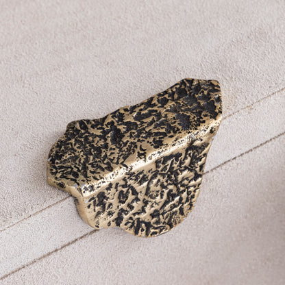 Hazael Beige Suede Box Golden Handle Set Of 2 PTMD