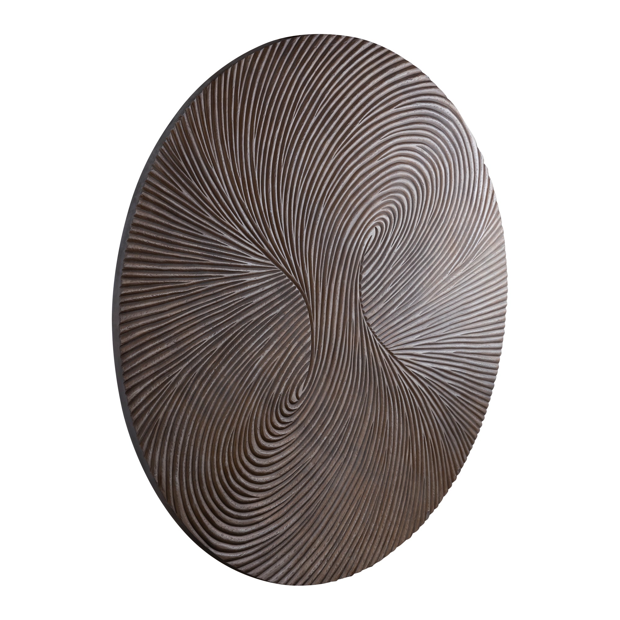 Wandpaneel Wiktor Large Bruin MDF Ø180cm PTMD