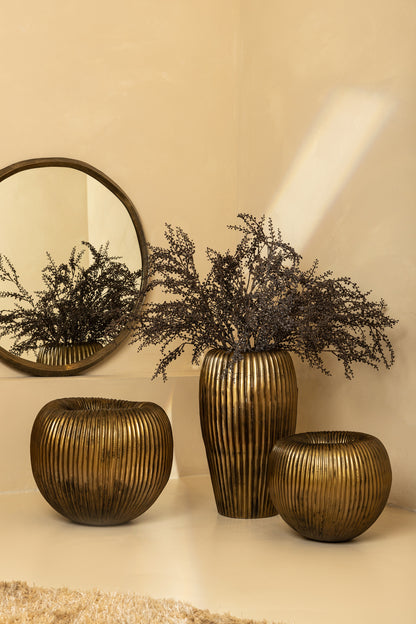 Limara Spiegel - 75x75x2 cm - Aluminium - Messing PTMD